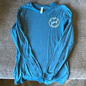 Petphoria Blue Women’s “My Dog is f*cking Perfect” Size Small. Worn once.